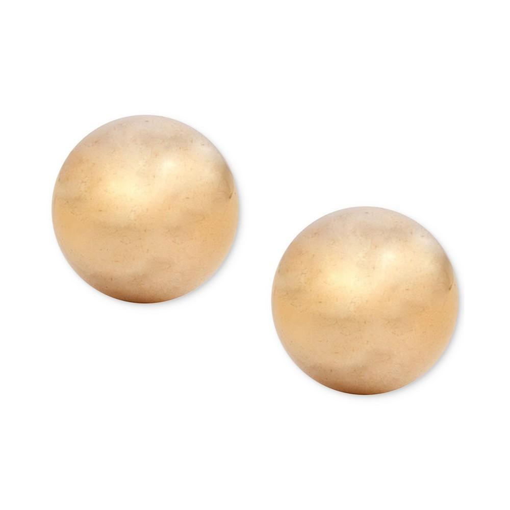 商品Ralph Lauren|Round Button Stud Earrings,价格¥206,第1张图片