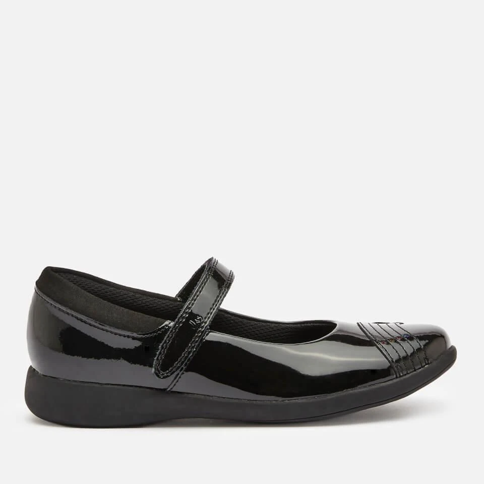 商品Clarks|CLARKS KIDS' ETCH BEAM SCHOOL SHOES - BLACK PATENT,价格¥176,第1张图片