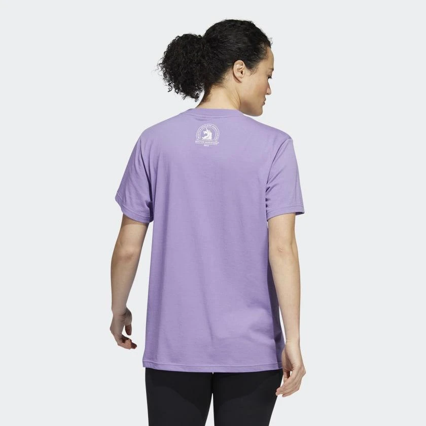 商品Adidas|Women's adidas Boston Marathon 2022 Tuesday Morning Tee,价格¥198,第3张图片详细描述