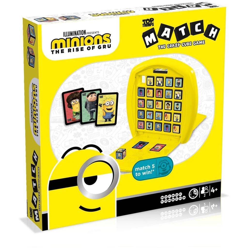 商品The Hut|Minions 2: The Rise of Gru Top Trumps Match Board Game,价格¥175,第1张图片
