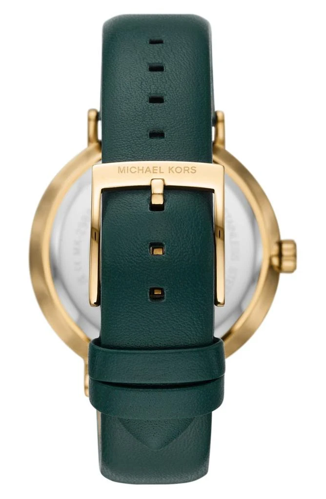 商品Michael Kors|Addyson Leather Strap Watch, 40mm,价格¥676,第2张图片详细描述