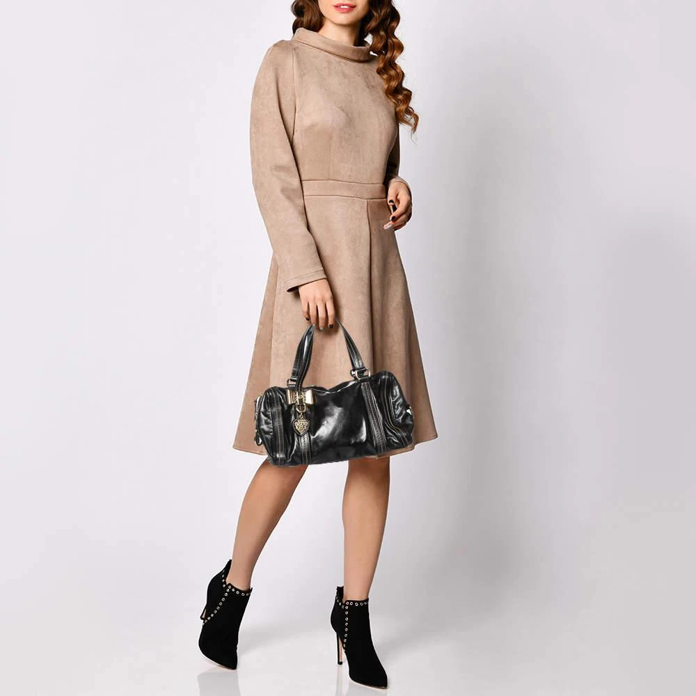 商品[二手商品] Gucci|Gucci Black Leather Duchessa Boston Bag,价格¥3419,第2张图片详细描述
