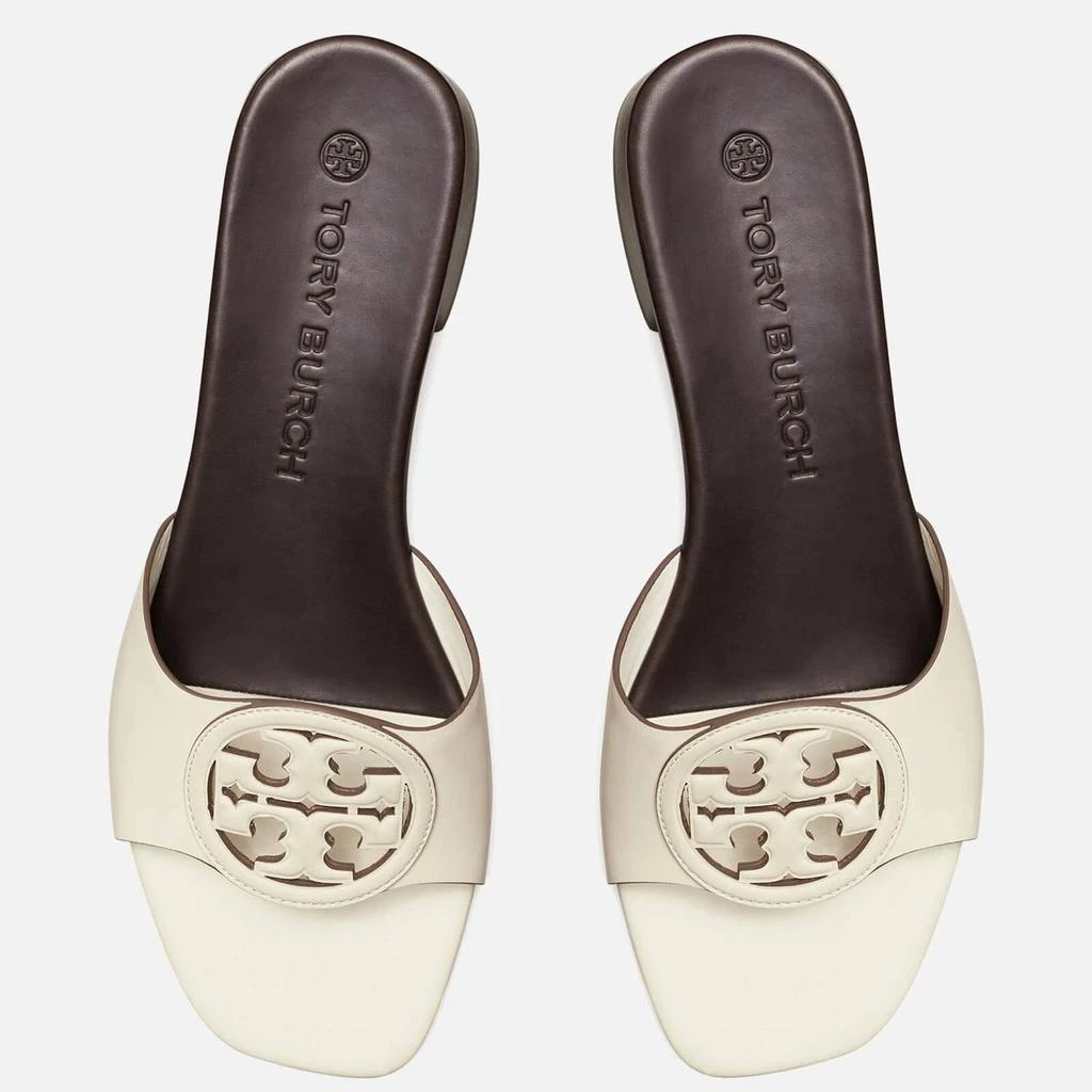 商品Tory Burch|Tory Burch Women's Miller Slindiae Block Heeled Sandals - New Ivory,价格¥1461,第3张图片详细描述