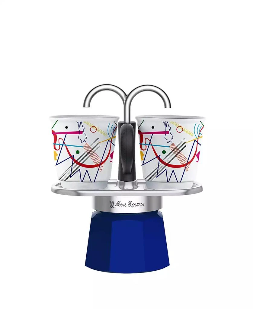 商品Bialetti|Set Mini Express "R" Kandinsky Plus 2 Bicc. 2.8 OZ Coffeemaker,价格¥408,第1张图片