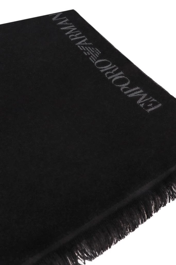 商品Emporio Armani|Emporio Armani Wool Scarf,价格¥872,第2张图片详细描述