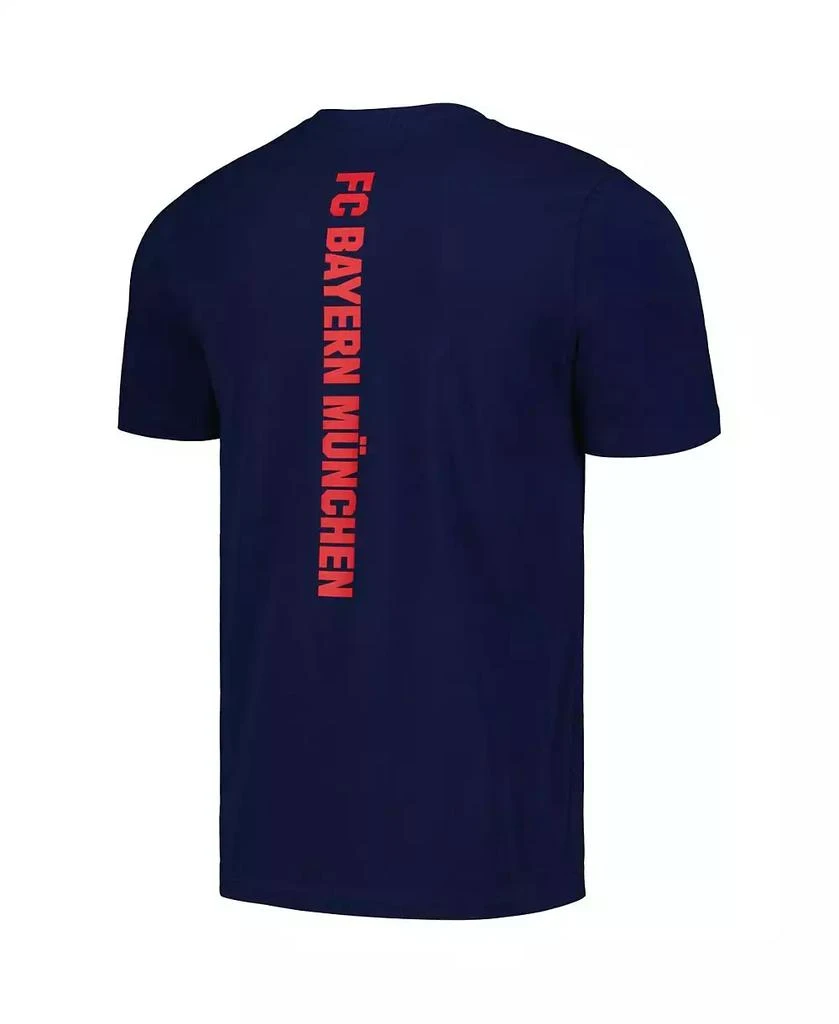 商品Adidas|Men's Navy Bayern Munich Vertical Back T-shirt,价格¥262,第3张图片详细描述