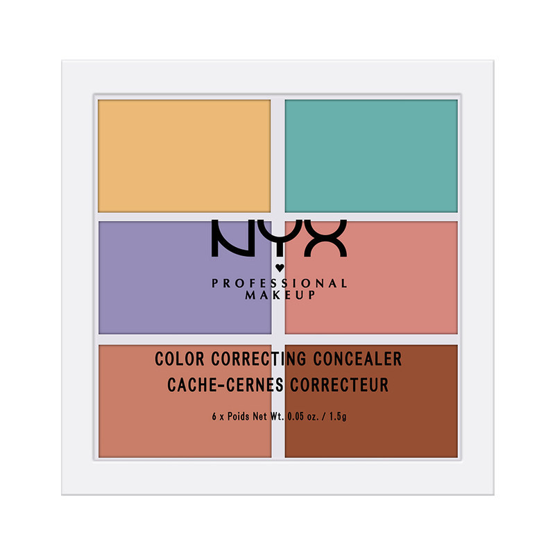 NYX 3CP六色遮瑕盘膏6*1.5g面部彩妆粉底商品第1张图片规格展示