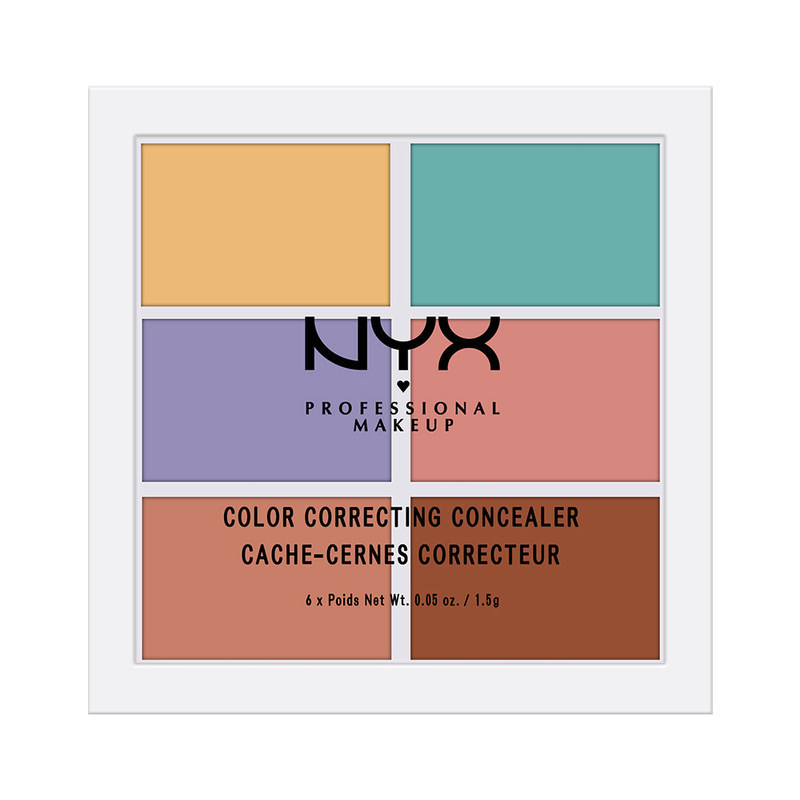 商品NYX Professional Makeup|NYX 3CP六色遮瑕盘膏6*1.5g面部彩妆粉底,价格¥142,第1张图片