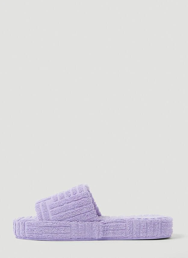 商品Bottega Veneta|Resort Sponge Slides in Lilac,价格¥4353,第3张图片详细描述