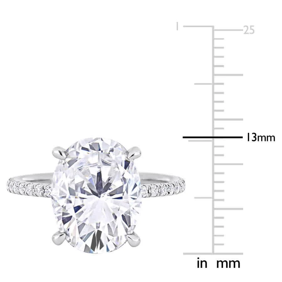 商品Amour|4 7/8 CT TGW Created Moissanite-White Fashion Ring 10k White Gold,价格¥4277,第3张图片详细描述