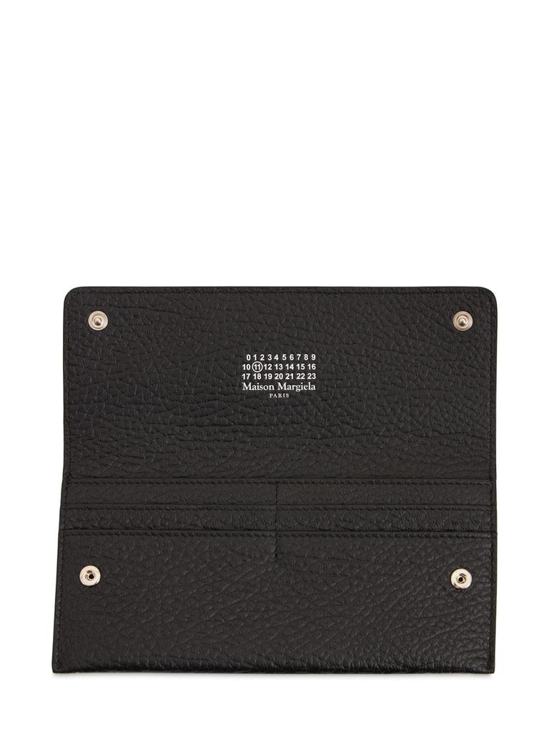 Grained Embossed Leather Wallet商品第3张图片规格展示