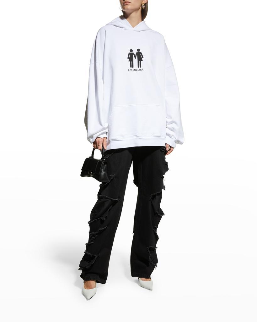 商品Balenciaga|Logo Pride Series Oversized Hoodie,价格¥6411,第5张图片详细描述