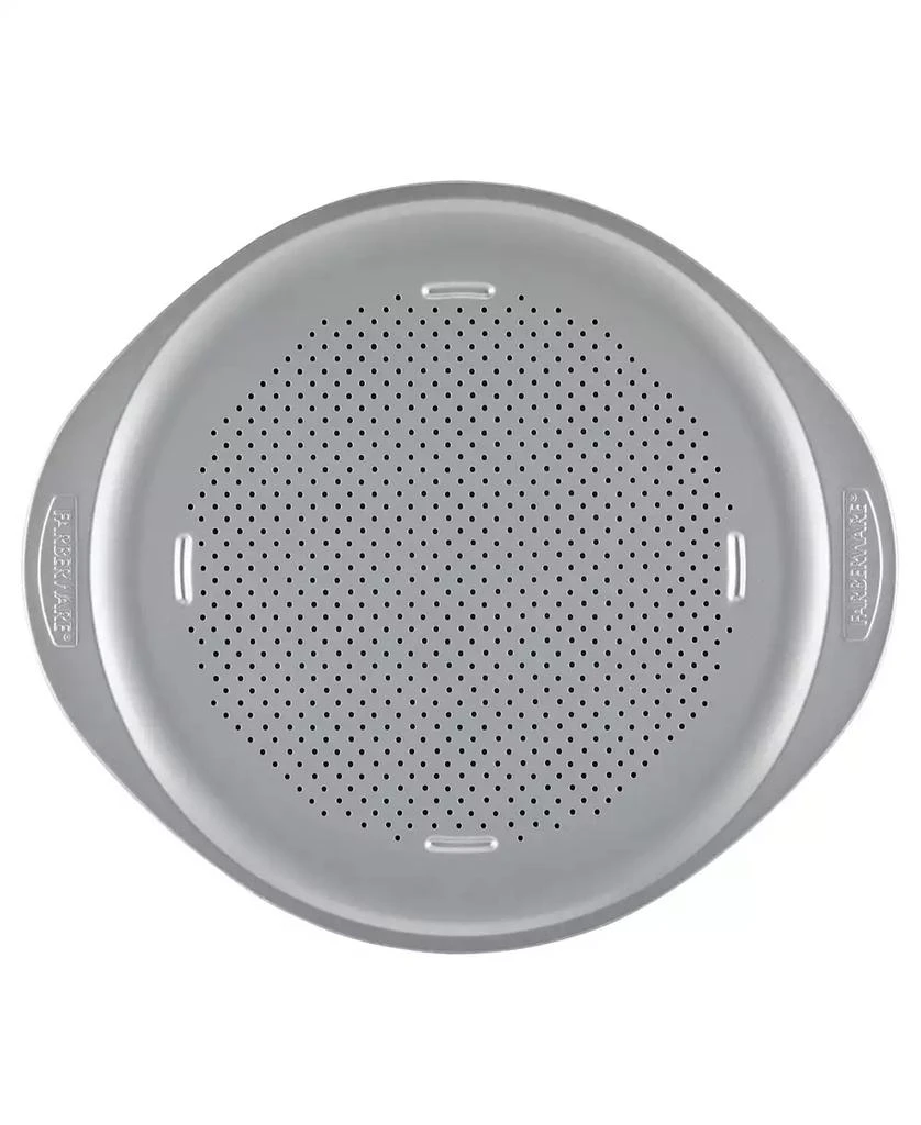 商品Farberware|GoldenBake Nonstick Perforated Pizza Pan, 15.5-Inch, Light Gray,价格¥164,第2张图片详细描述