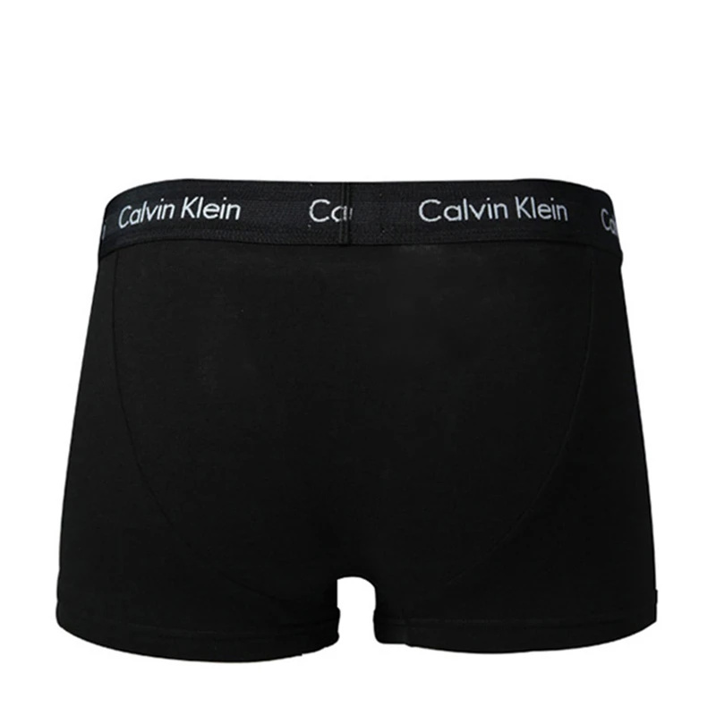 Calvin Klein 卡尔文 克莱恩 黑色棉弹性纤维男士平角内裤一条装 NU2664-001 商品