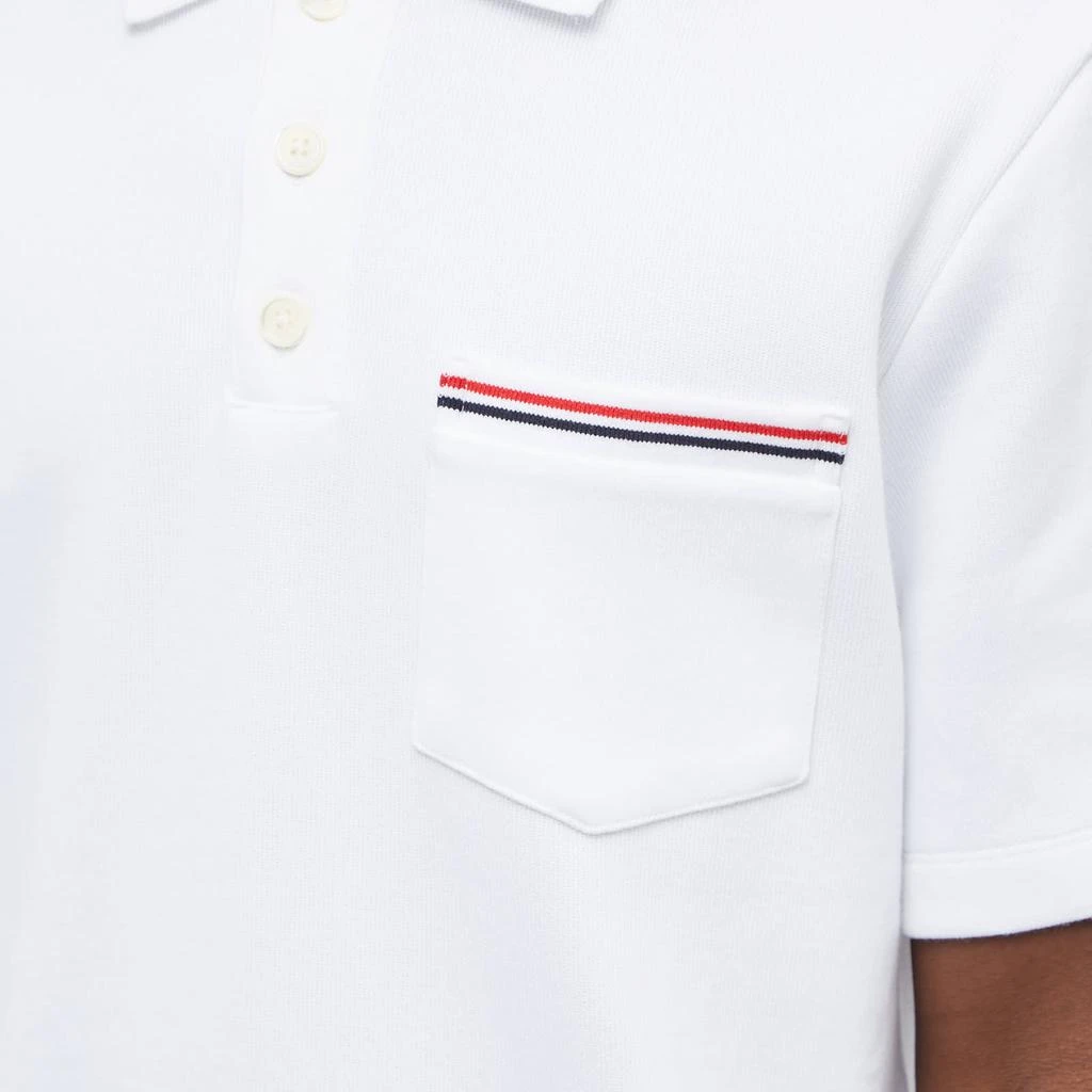 商品Thom Browne|Thom Browne Mercerised Pique Polo,价格¥4131,第5张图片详细描述