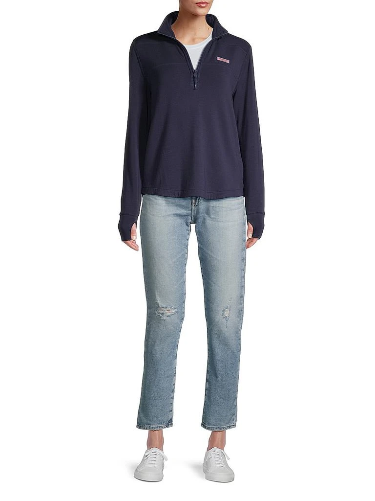 商品Vineyard Vines|Three-Quarter Zip Jacket,价格¥385,第2张图片详细描述