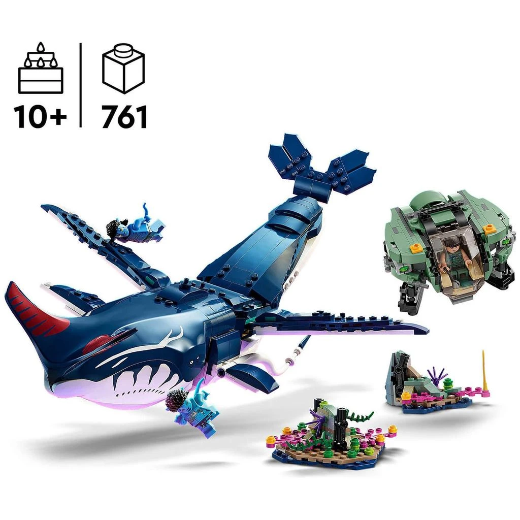 商品LEGO|LEGO Avatar Payakan the Tulkun & Crabsuit Building Toy (75579),价格¥942,第3张图片详细描述