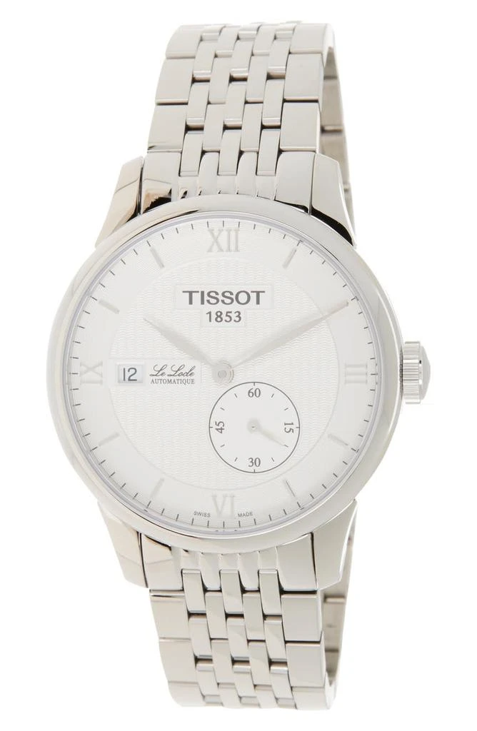 商品Tissot|Men's Le Locle Automatic Petite Seconde Bracelet Watch, 39.3mm,价格¥3521,第1张图片