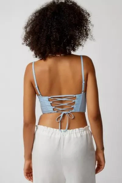 商品Urban Outfitters|UO Serene Lace-Up Bustier Cami,价格¥115,第5张图片详细描述