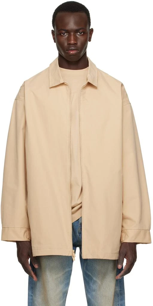 商品Essentials|Beige Zip Jacket,价格¥552,第1张图片