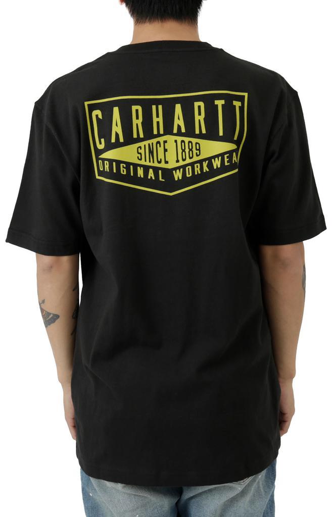 商品Carhartt|(105176) Loose Fit Heavyweight Short Sleeve Workwear Graphic T-Shirt - Black,价格¥107,第1张图片