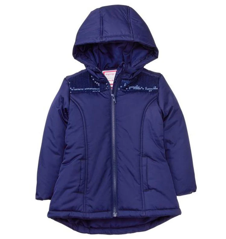 商品Gymboree|镶亮片连帽棉夹克,价格¥112,第1张图片