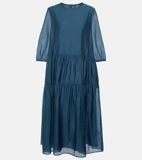 商品Max Mara|Etienne cotton and silk voile midi dress,价格¥5913,第1张图片