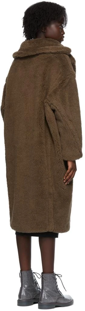 商品Max Mara|Brown Alpaca & Silk Teddy Bear Icon Coat,价格¥25958,第3张图片详细描述