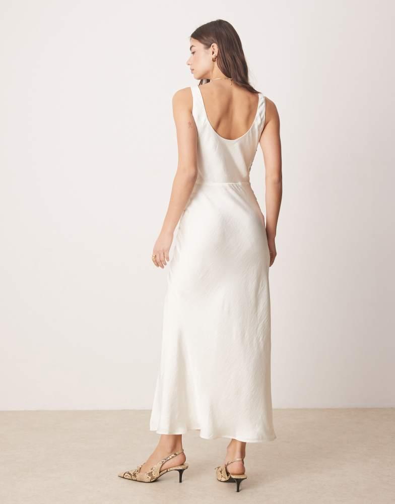 abercrombie cowl neck maxi dress Women's Cowl Halter Maxi Dress in Yellow | Size XS PETITE