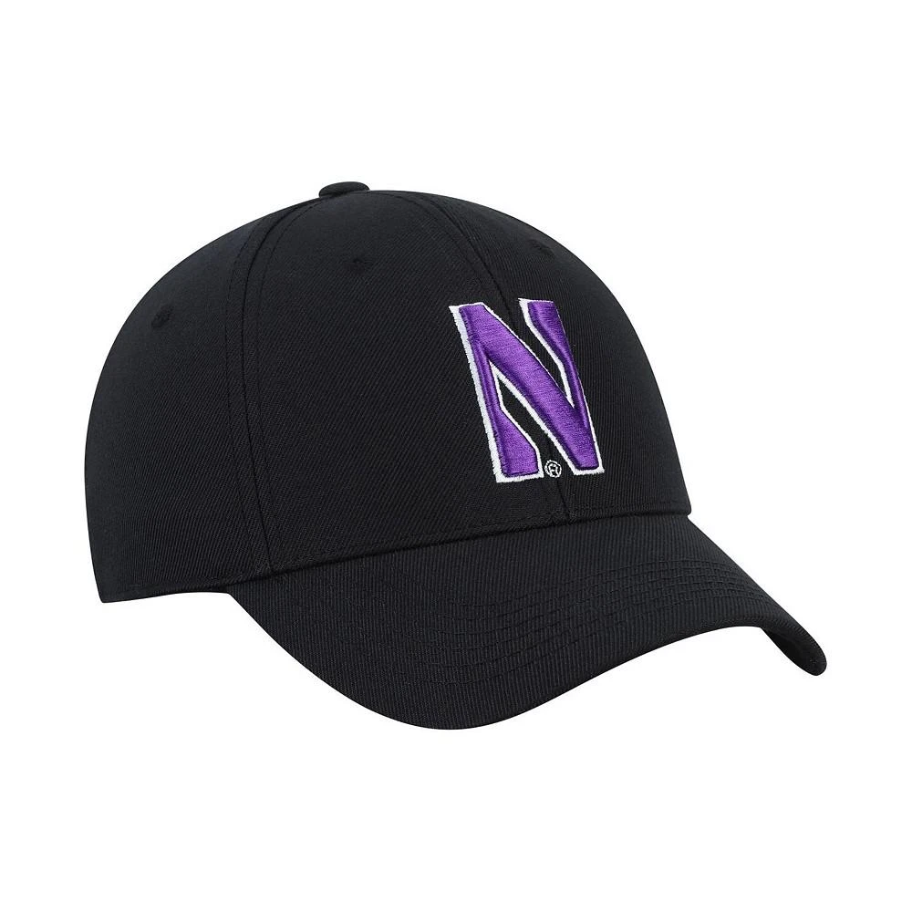商品Under Armour|Men's Black Northwestern Wildcats Classic Structured Adjustable Hat,价格¥178,第3张图片详细描述