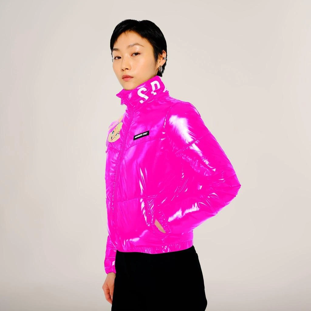 Women's Space Jam High Shine Puffer with Printed Jacket 商品