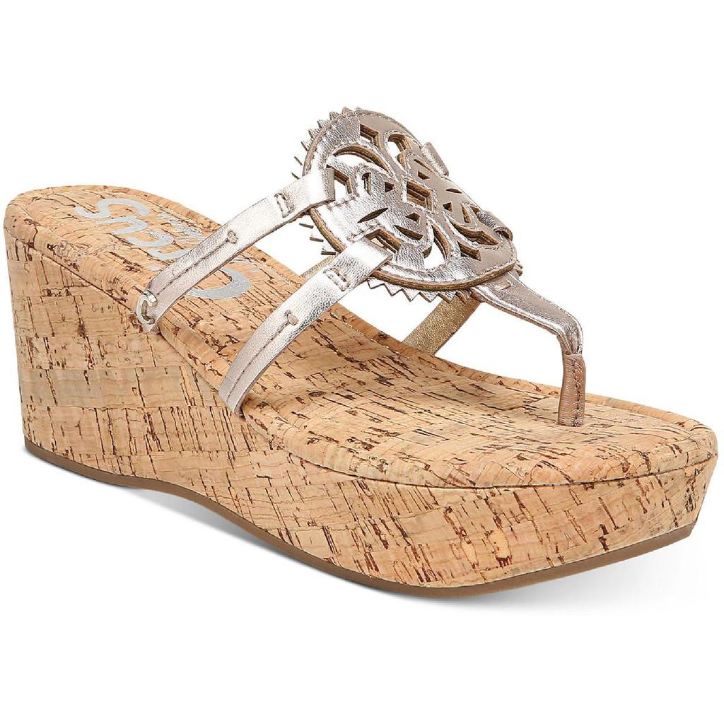 Circus by Sam Edelman Womens Rocky Lined Cork Slip On Wedge Sandals商品第1张图片规格展示