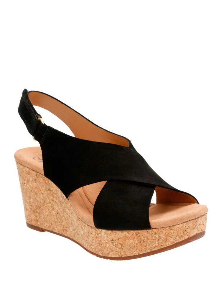 商品Clarks|Annadel Eirwyn Wedge Sandals,价格¥357,第1张图片