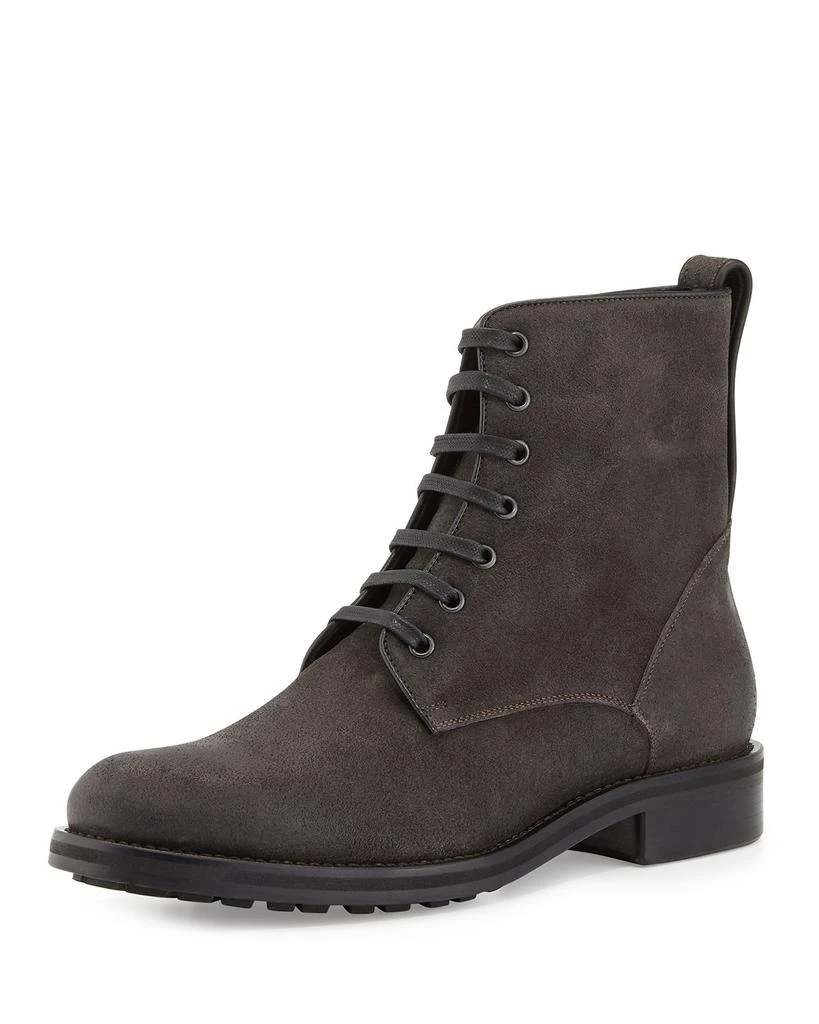 商品Vince|Carter Waxed Carbon Lace-Up Boot, Charcoal,价格¥1893,第1张图片