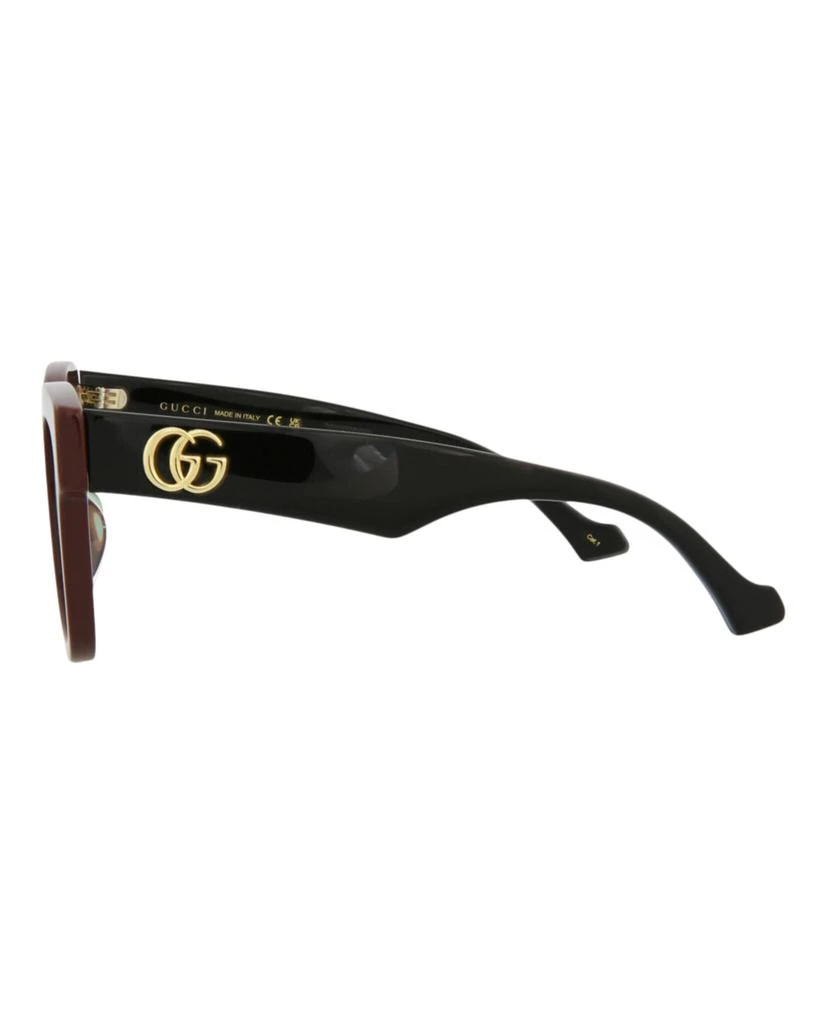 商品Gucci|Square-Acetate Frame Sunglasses,价格¥1038,第3张图片详细描述