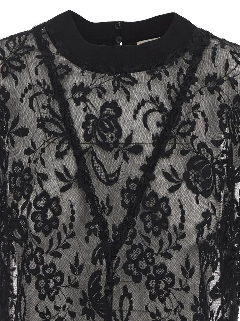 商品Alexander McQueen|Lace T-Shirt,价格¥4362,第3张图片详细描述