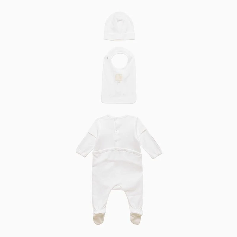 商品Givenchy|White cotton pyjama/bib/beanie set,价格¥1303,第2张图片详细描述