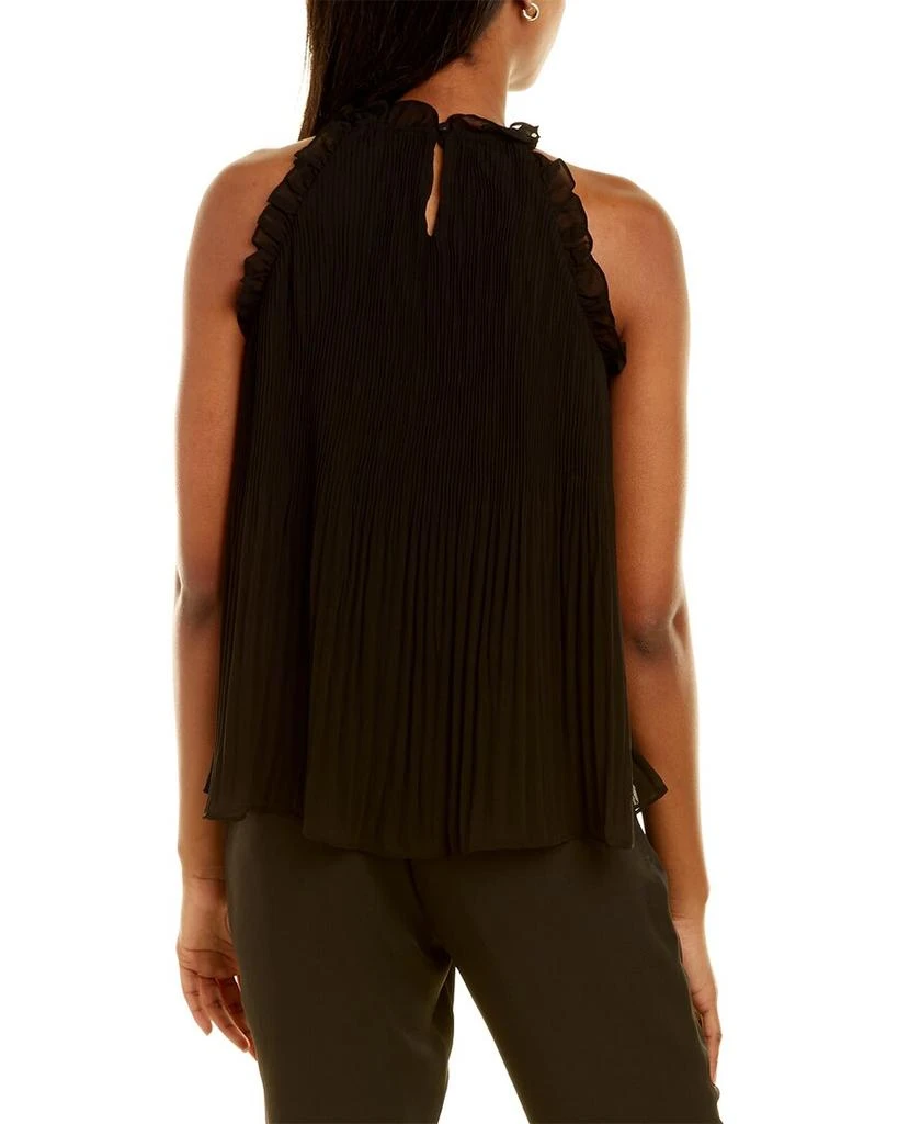 商品Vince Camuto|Vince Camuto Sleeveless Pleated Halter Top,价格¥119,第2张图片详细描述