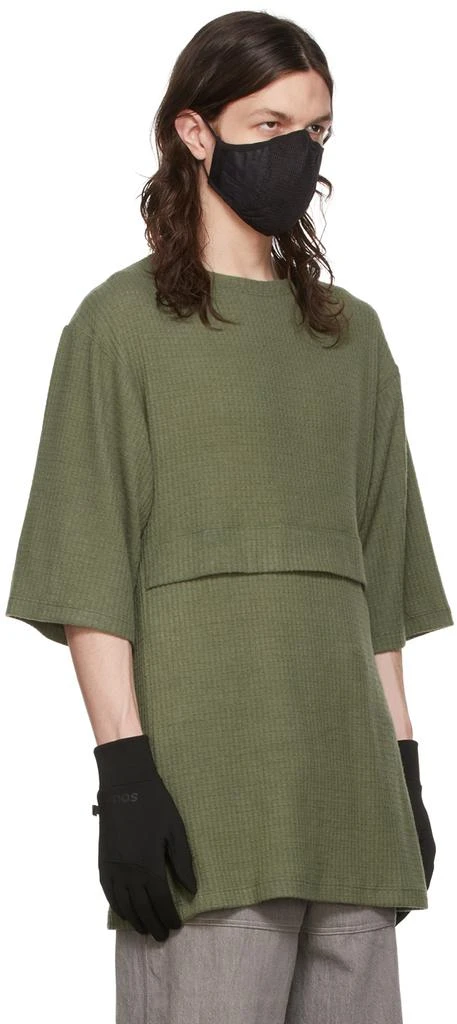 商品BRYAN JIMENÈZ|SSENSE Exclusive Green T-Shirt,价格¥748,第2张图片详细描述