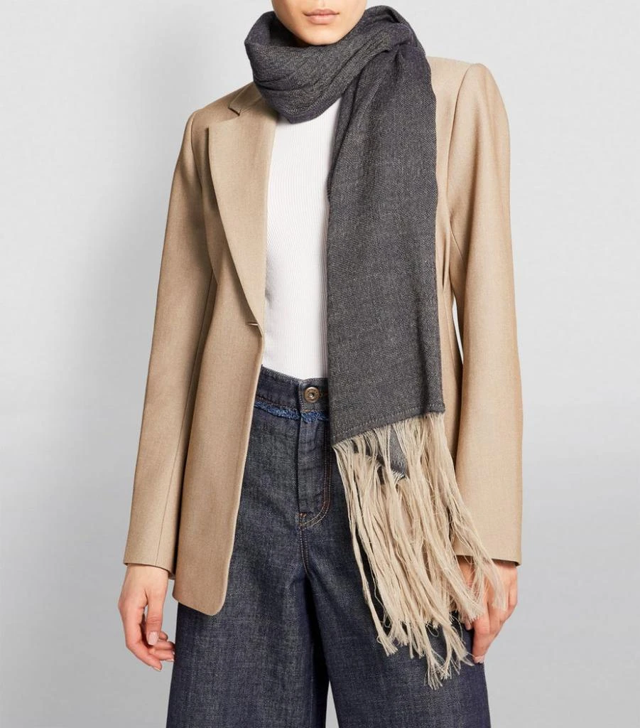 商品Weekend Max Mara|Hemp-Wool Scarf,价格¥1198,第5张图片详细描述