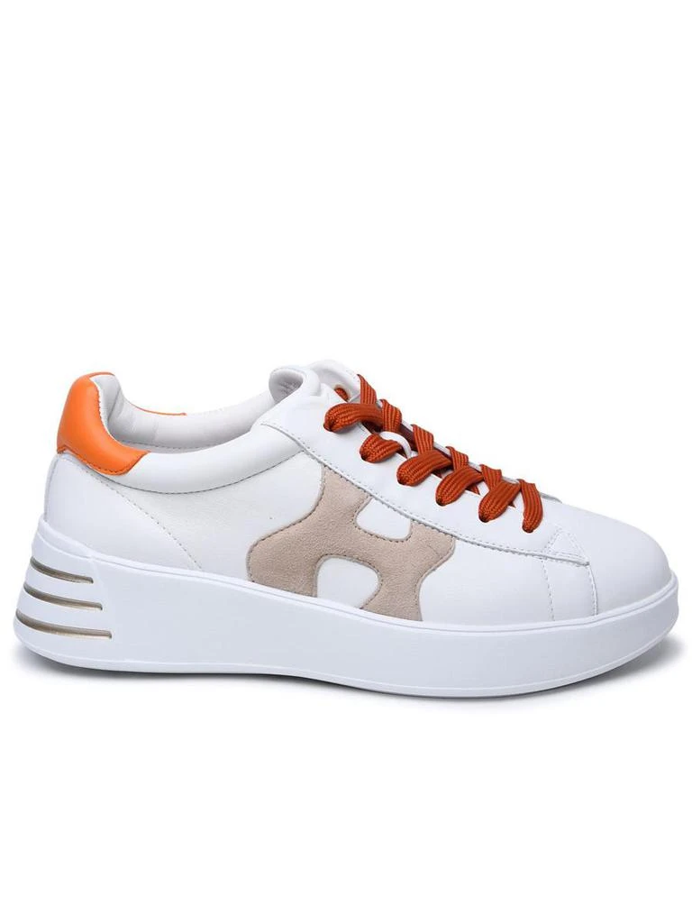 商品hogan|Hogan White Leather Sneakers,价格¥2381,第1张图片