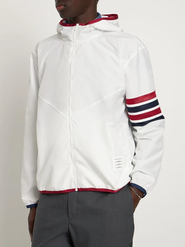 商品Thom Browne|Zipped Casual Jacket W/ Hood,价格¥4744,第2张图片详细描述