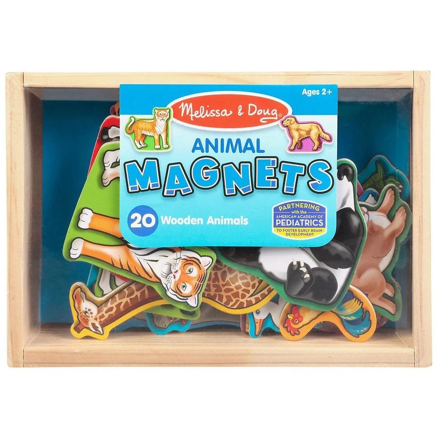 商品Melissa & Doug|木制动物磁铁 玩具,价格¥108,第1张图片