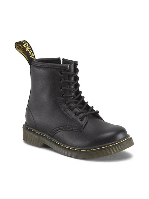 商品Dr. Martens|Baby's &amp; Little Kid's Soft Leather Combat Boots,价格¥680,第1张图片