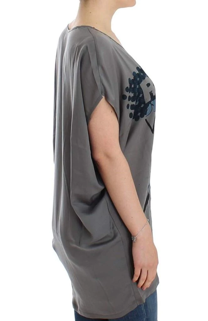 商品Costume National|COSTUME NATIONAL C’N’C   V-Neck Long T-Shirt,价格¥1669,第4张图片详细描述