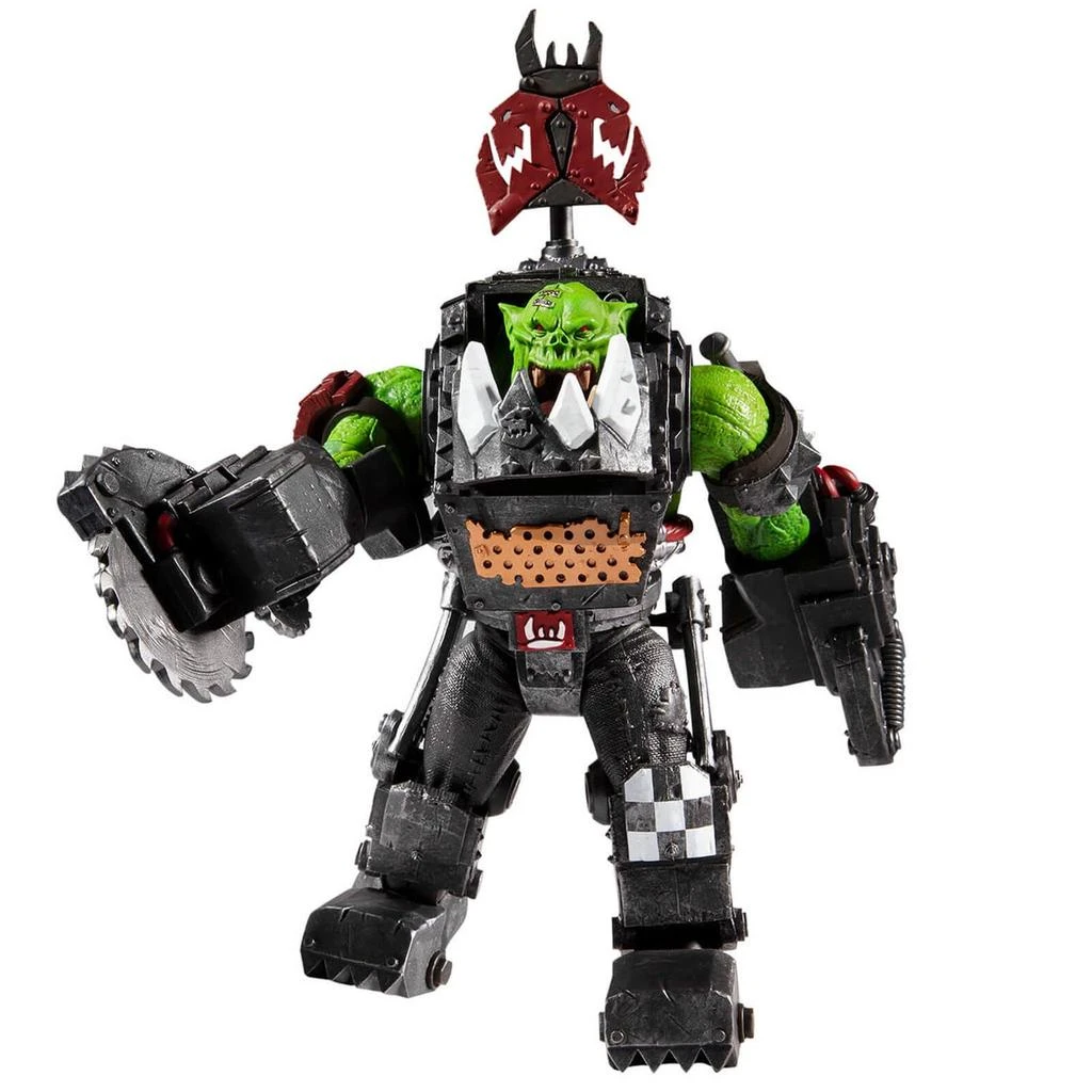 商品McFarlane Toys|McFarlane Warhammer 40,000 Megafig Action Figure - Ork Meganob with Buzzsaw,价格¥437,第1张图片