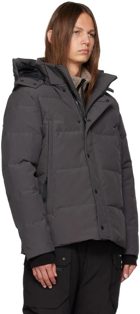 商品Canada Goose|Gray Wyndham Down Jacket,价格¥10672,第2张图�片详细描述