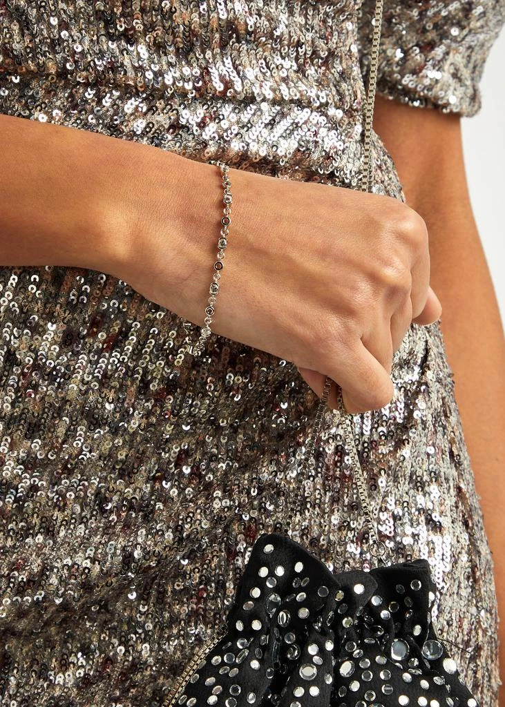 商品LAURA VANN|Lyla crystal-embellished chain bracelet,价格¥1943,第2张图片详细描述