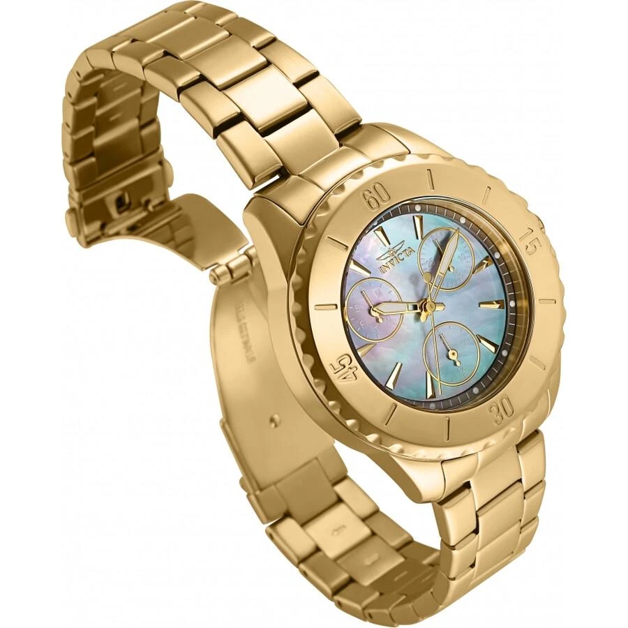 商品Invicta|Angel Quartz Gunmetal Dial Yellow Gold-tone Ladies Watch 29109,价格¥475,第2张图片详细描述