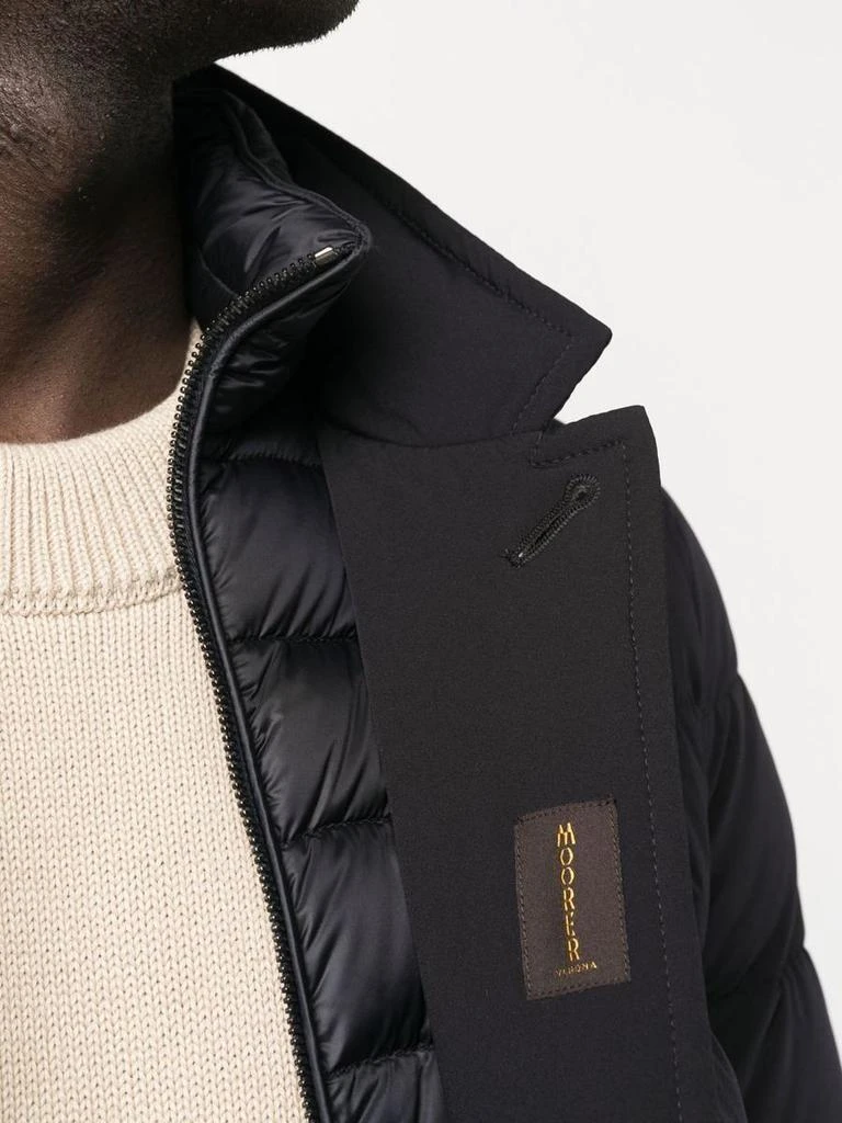 商品MOORER|MOORER Padded zip-front coat,价格¥6478,第4张图片详细描述